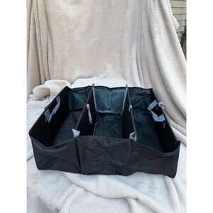 Collapsible 3-Compartment Car Trunk Organizer